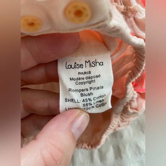 Louise Misha Embroidered Ruffle Romper - Picture 6 of 7